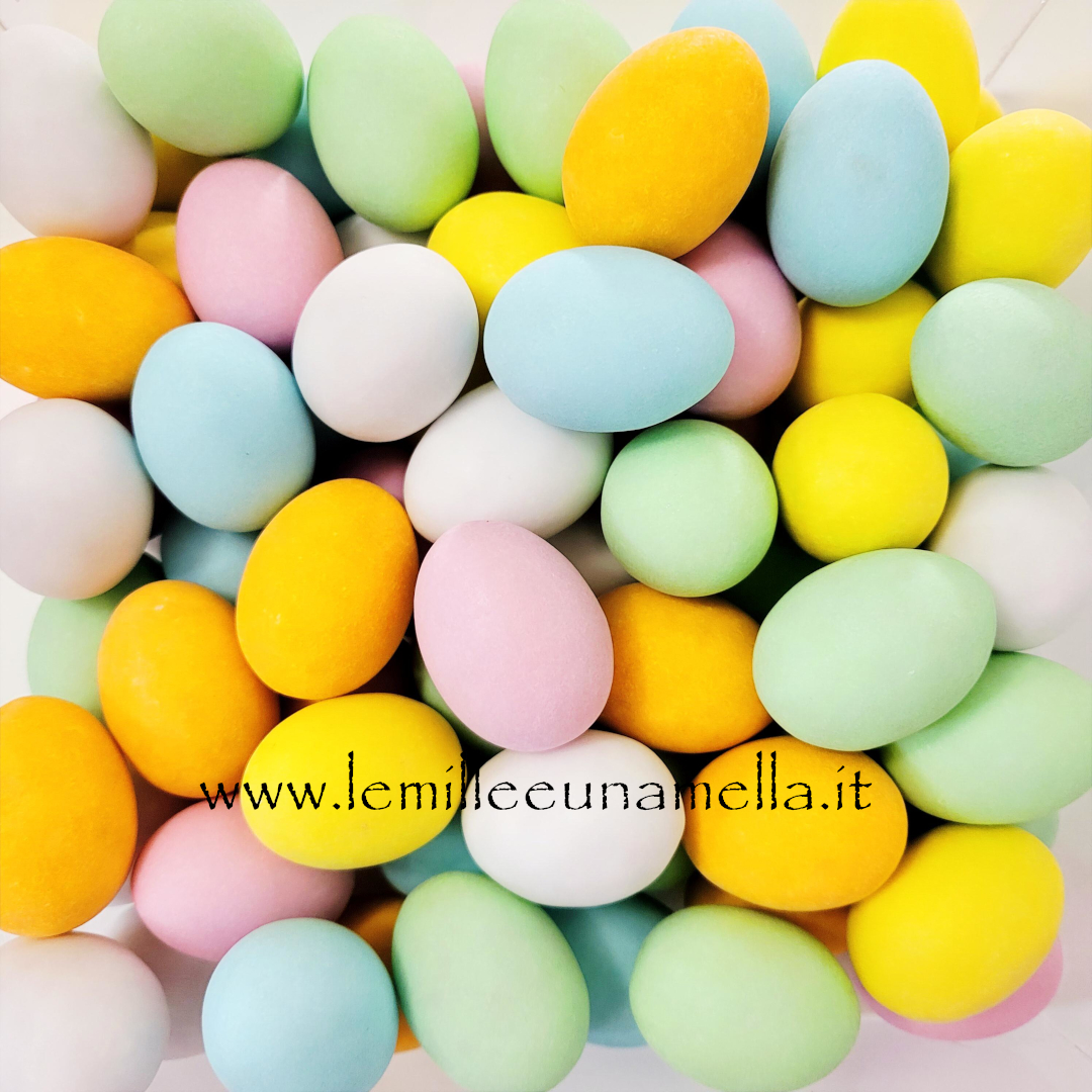 ovetti confettati cioccolato Pasqua Buratti vendita online Le Mille e una Mella