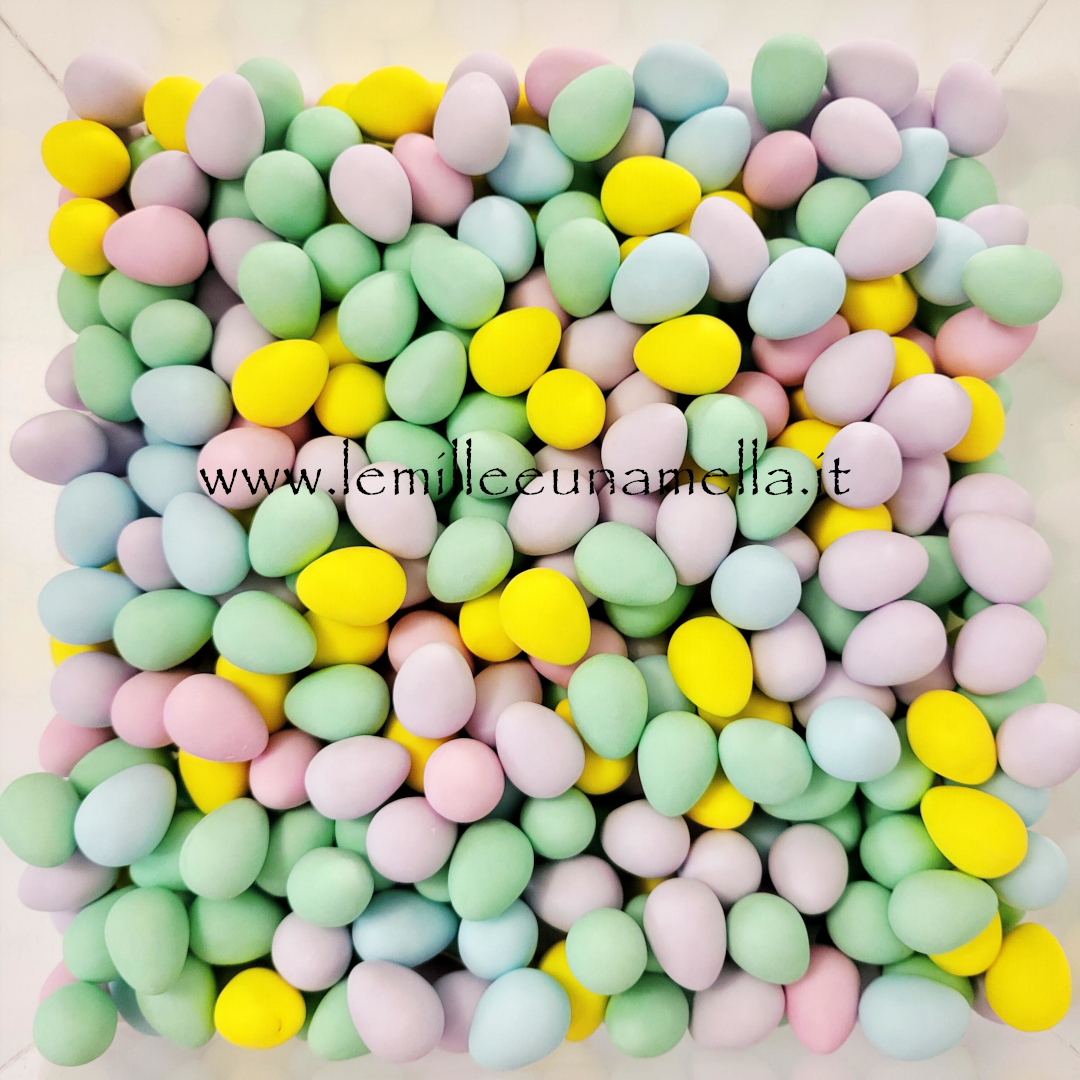 mini ovetti di cioccolato confettati Buratti Pasqua vendita online Le Mille e una Mella