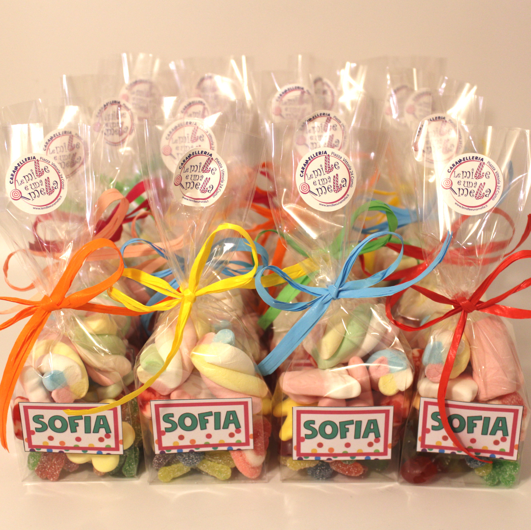 regali fine festa party favor caramelle vendita online Le Mille e una Mella