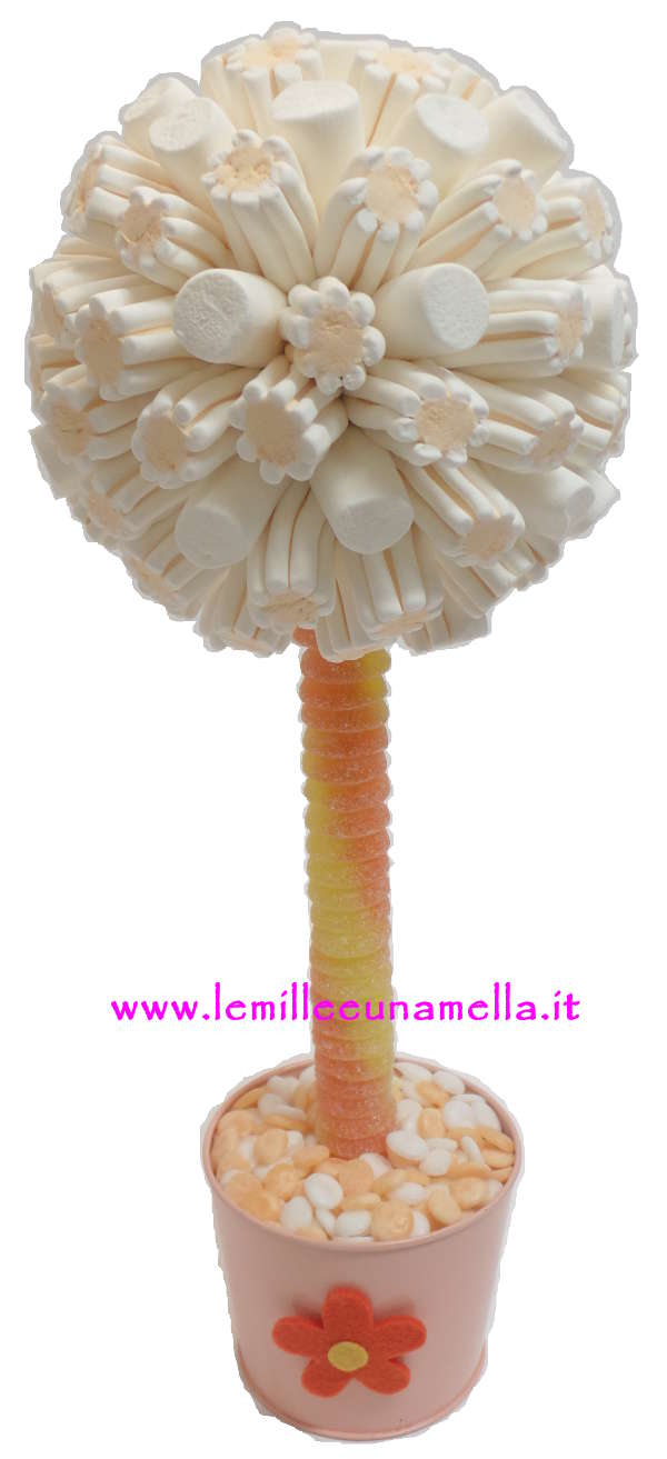 albero di marshmallow con vaso vendita online Le Mille e una Mella