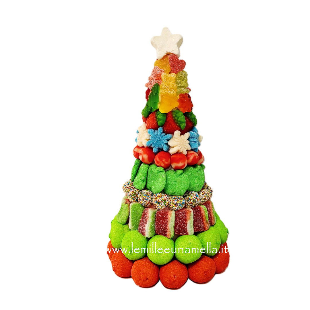 albero di Natale marshmallow caramelle gommose vendita online Le Mille e una Mella