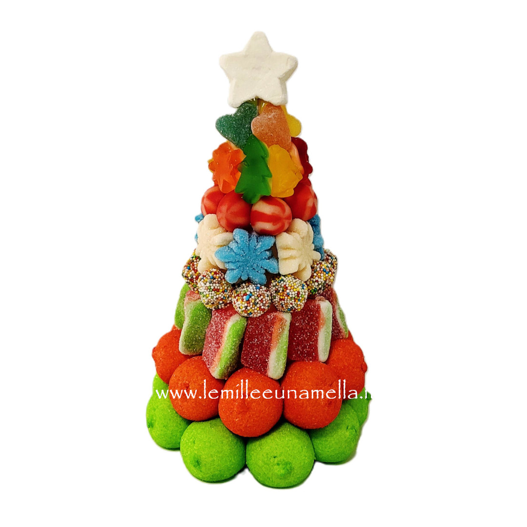 albero di Natale marshmallow caramelle gommose vendita online Le Mille e una Mella