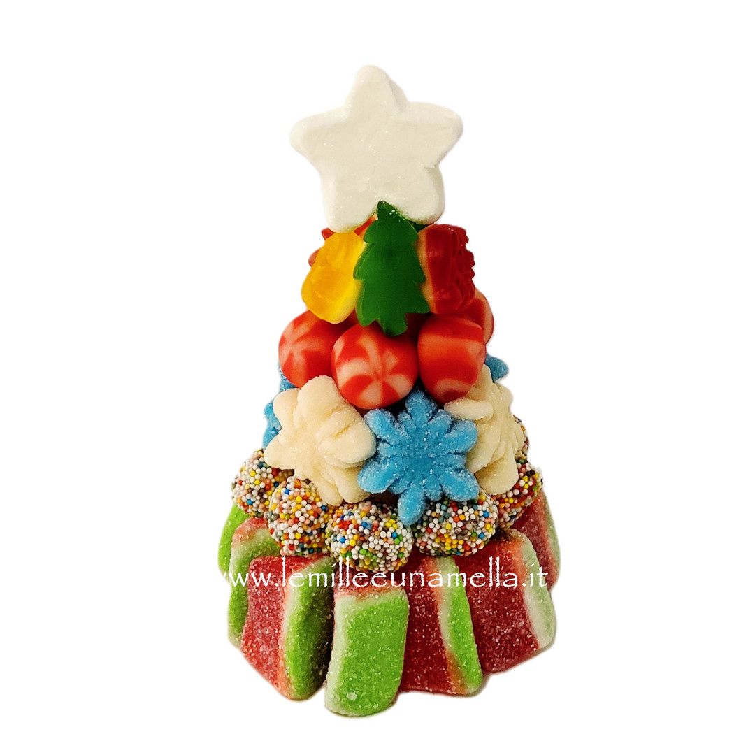 albero di Natale marshmallow caramelle gommose vendita online Le Mille e una Mella