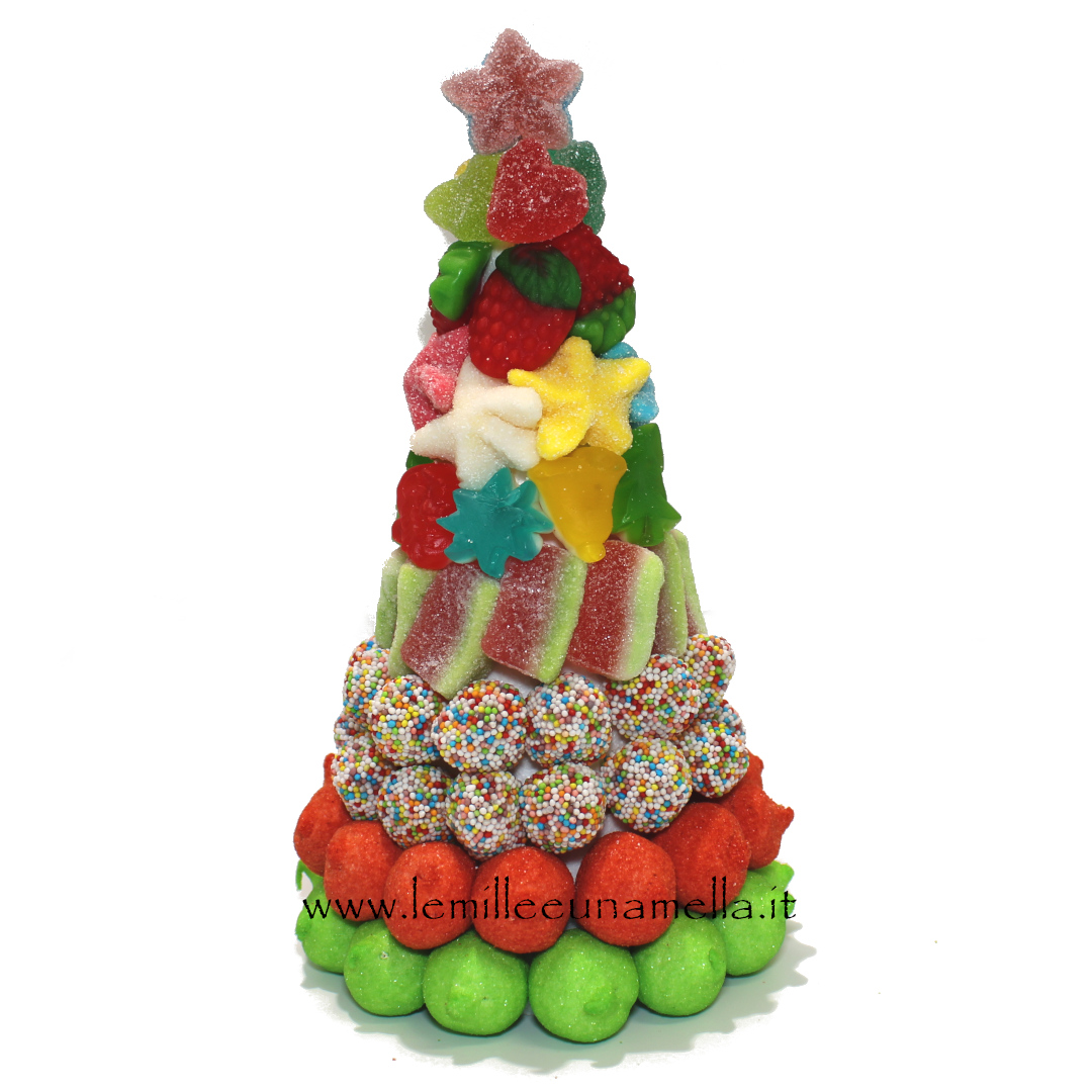 albero di Natale marshmallow caramelle gommose vendita online Le Mille e una Mella