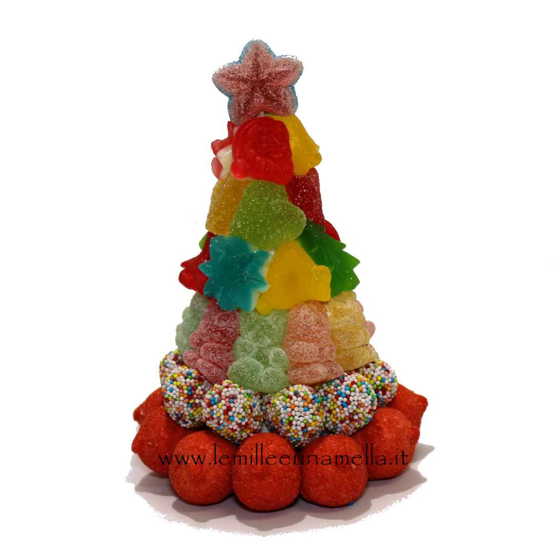 albero di Natale marshmallow caramelle gommose vendita online Le Mille e una Mella