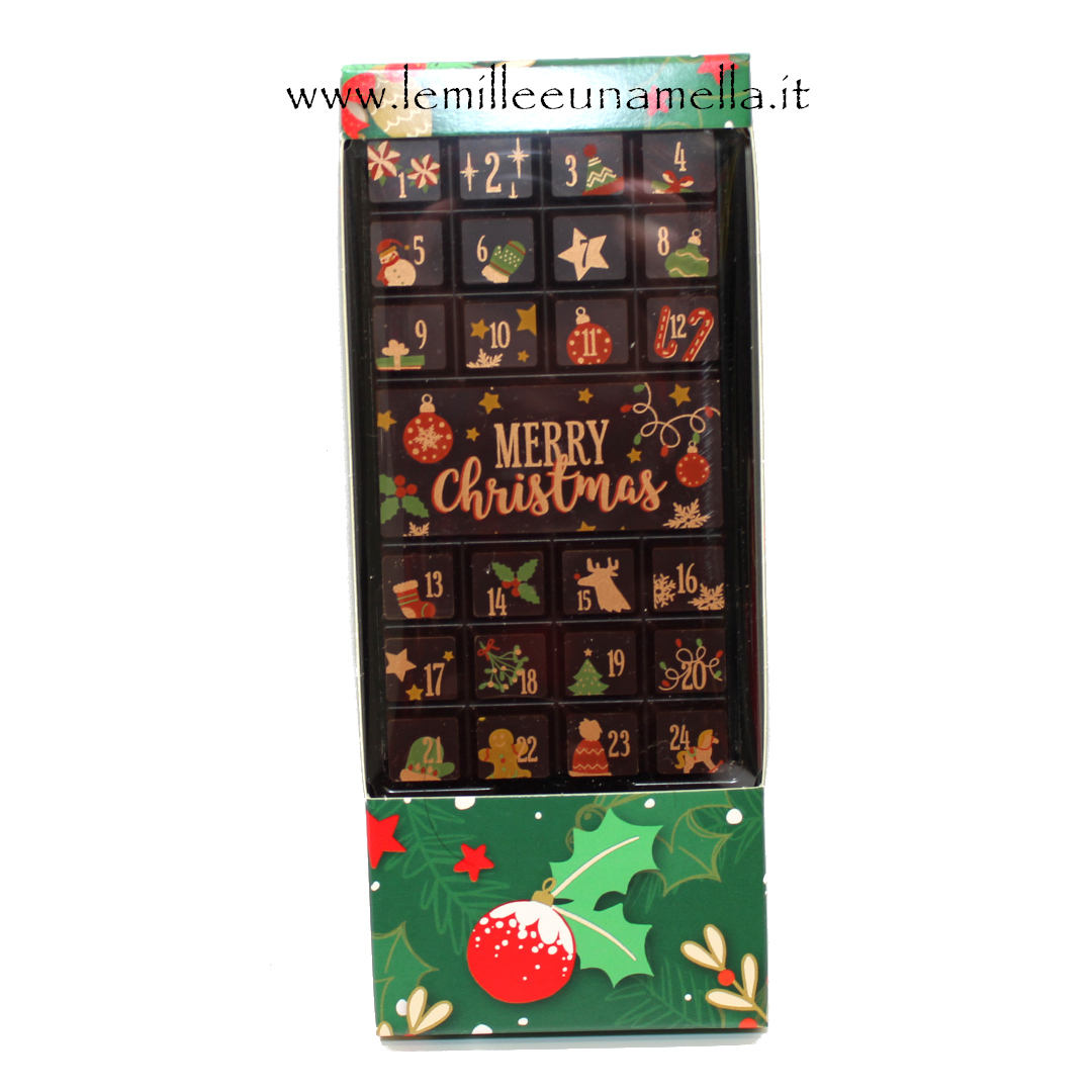 tavoletta cioccolato Avvento Natale vendita online Le Mille e una Mella
