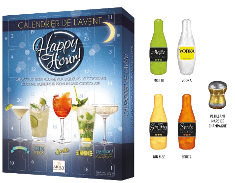 calendario Avvento Cioccolato Happy Hour Natale Abtey vendita online Le Mille e una Mella