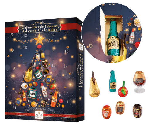 calendario Avvento Choco Liquore Magie del Natale Abtey vendita online Le Mille e una Mella