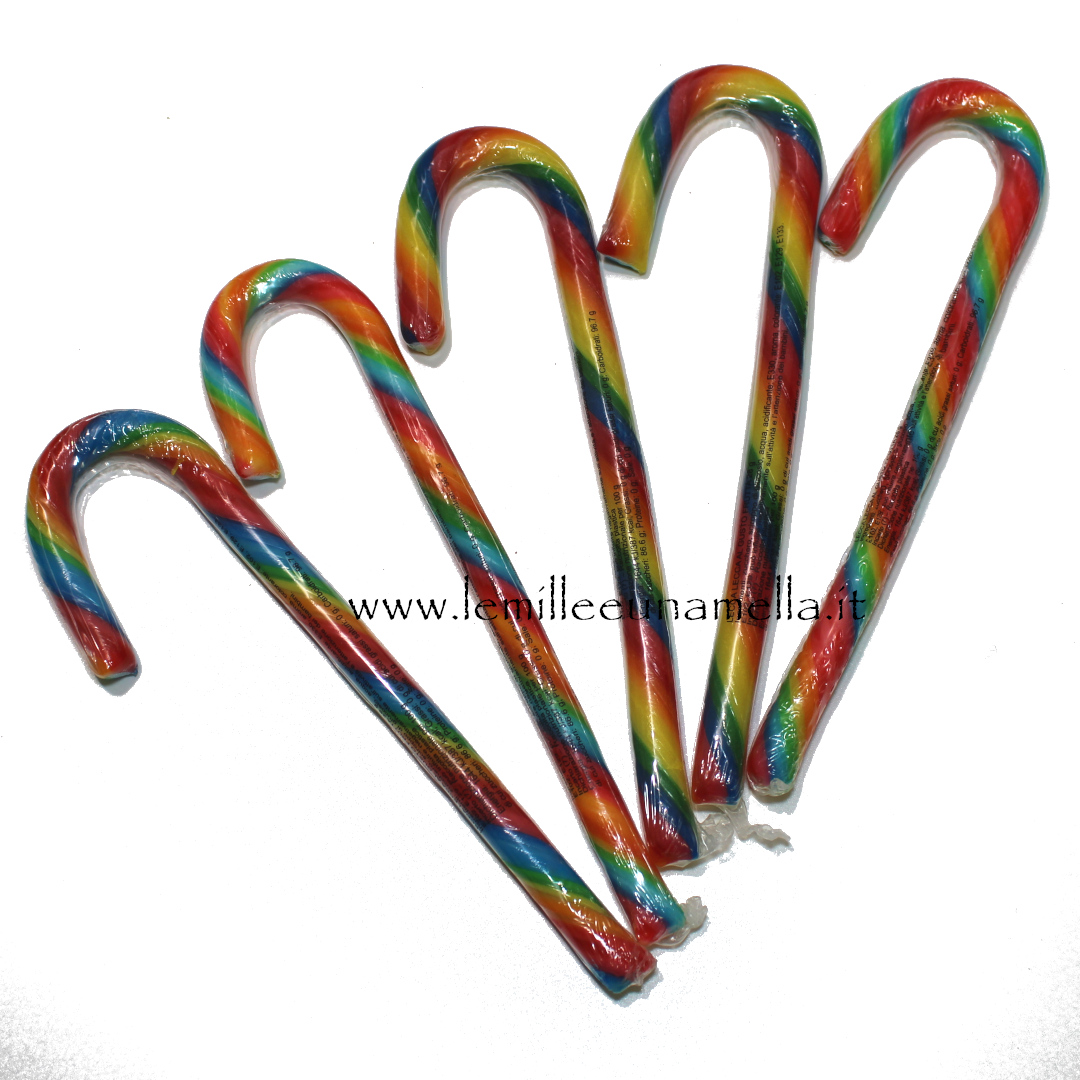 candy canes bastoncini di zucchero colorati albero di Natale vendita online Le Mille e una Mella