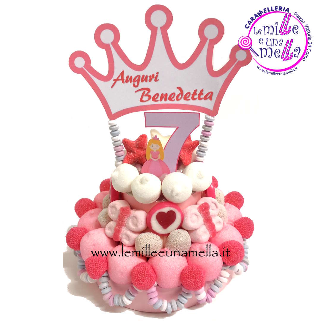 TORTA DI MARSHMALLOW PRINCIPESSA