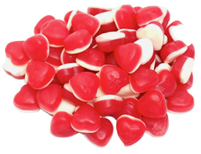 caramelle gommose cuori ripieni panna fragola Ravazzi vendita online
