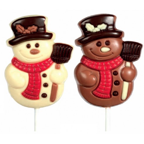 lecca cioccolato Pupazzo di neve Natale Belfine vendita online Le Mille e una Mella