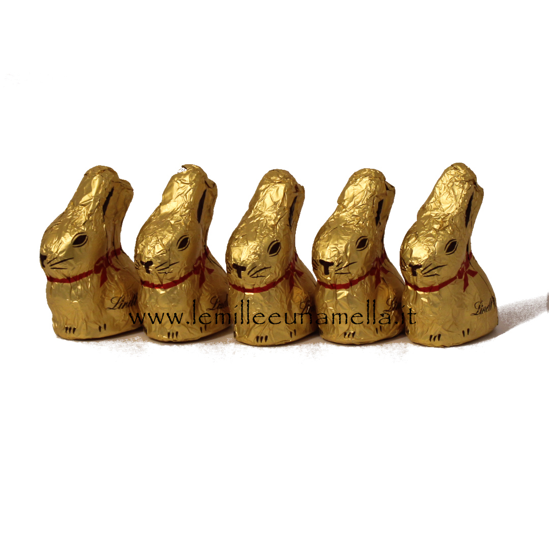 gold bunny coniglietti cioccolato Lindt Pasqua vendita online Le Mille e una Mella