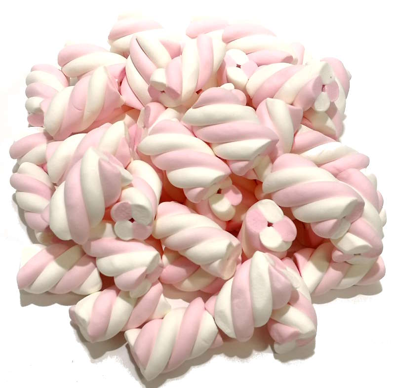 caramelle marshmallow treccia rosa Bulgari vendita online