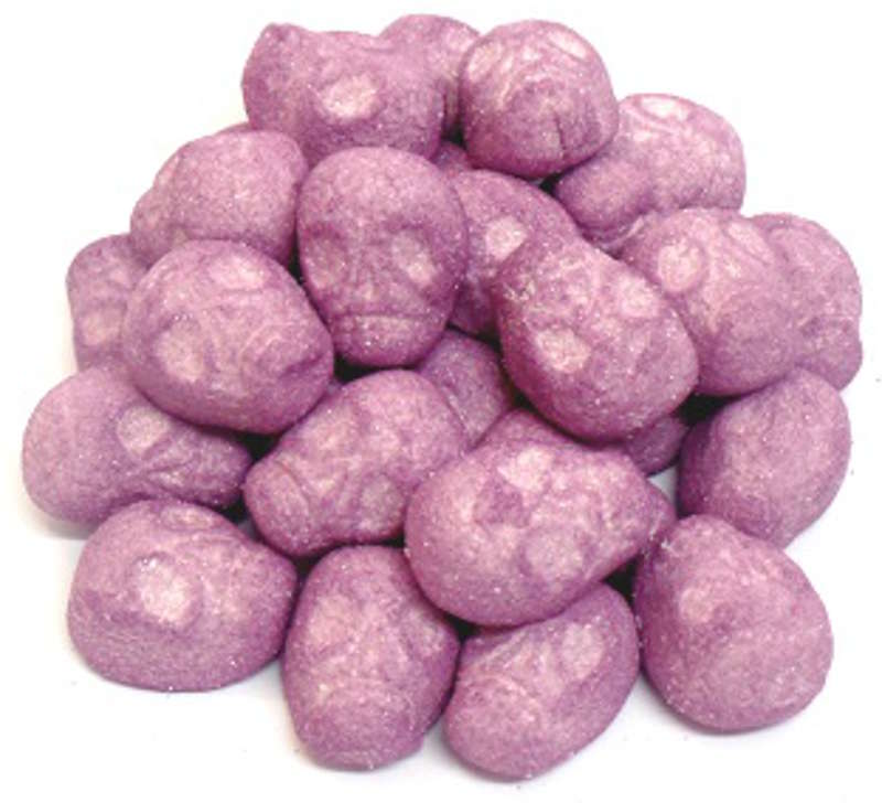 caramelle marshmallow teschi viola Halloween Bulgari vendita online