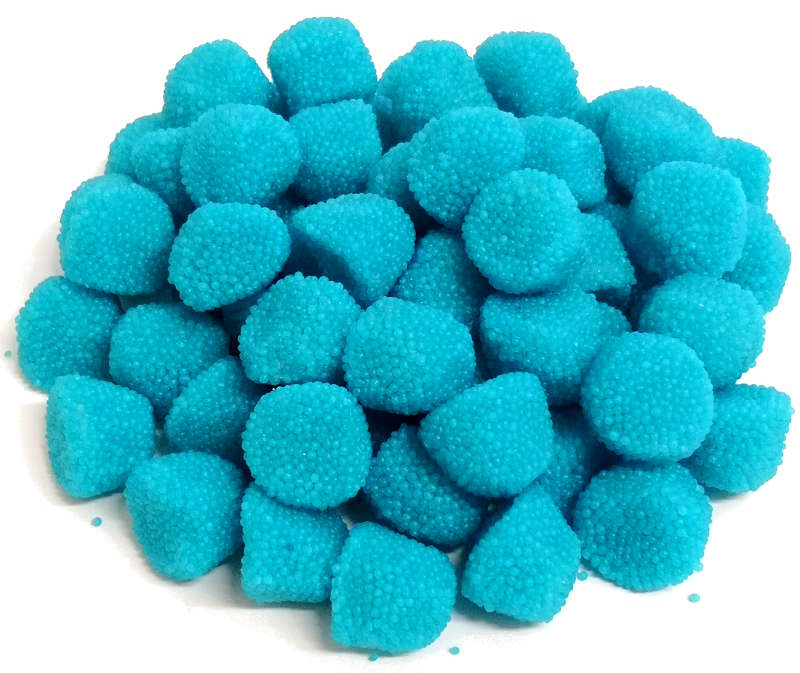 caramelle gommose more granellate azzurre Fini vendita online