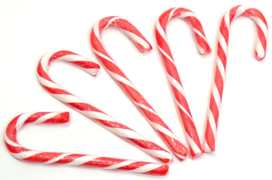 candy canes bastoncini di zucchero colorati albero di Natale vendita online Le Mille e una Mella