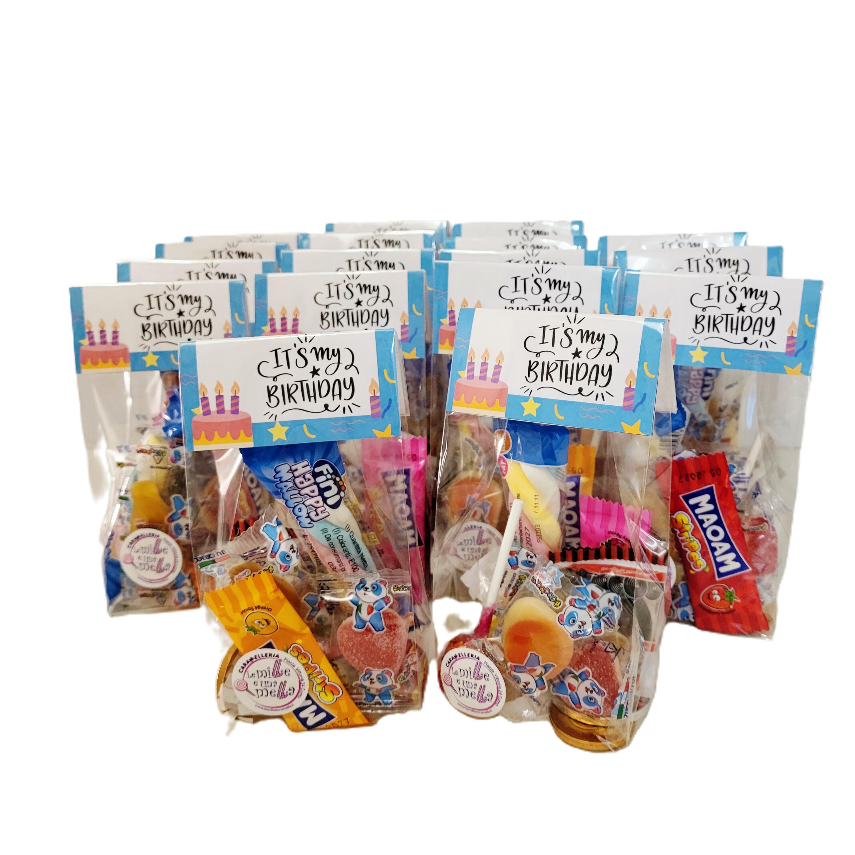 sacchetti regalini fine festa compleanno bambini party favor vendita online Le Mille e una Mella
