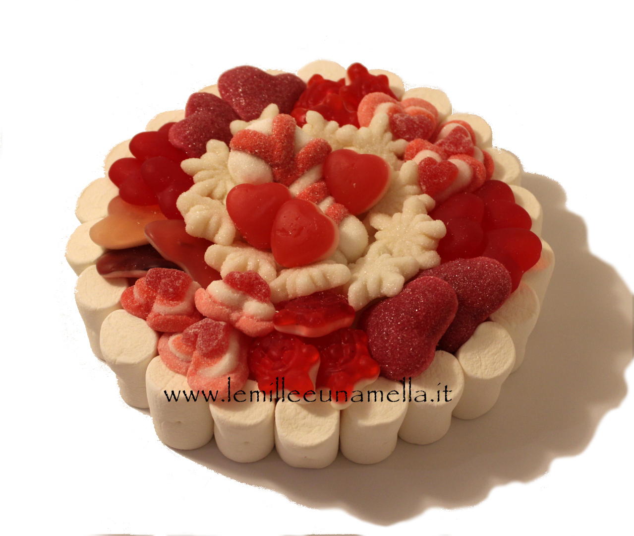 torta di caramelle e marshmallow Natale vendita online Le Mille e una Mella