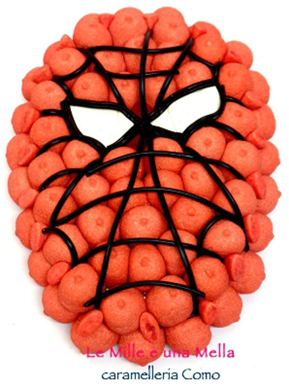 torta di marshmallow per compleanno Spiderman, vendita online Le Mille e una Mella